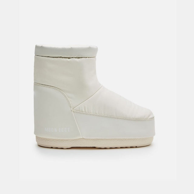Moon Boot Icon Low Ohne Schnürsenkel Gummi Creme