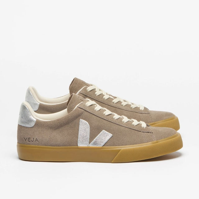 Veja Campo Suede Moonrock Silver Natural