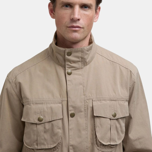 Barbour Sanderling Casual Jacket Military Brown/Dress