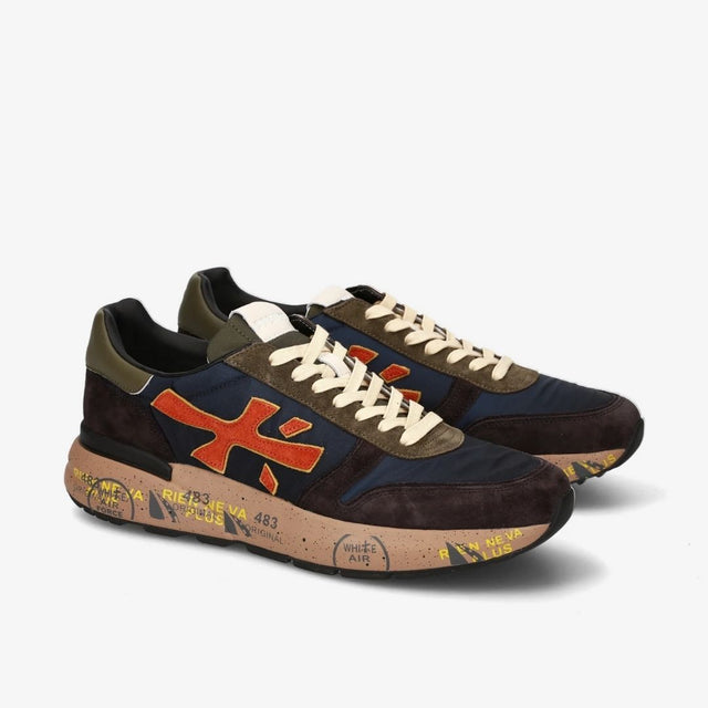 Premiata Mick 7721 Dark Blue Dark Brown