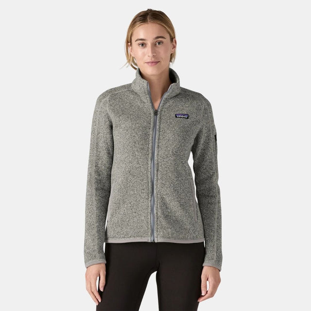 Giacca in pile Better Sweater da donna Patagonia, colore bianco betulla