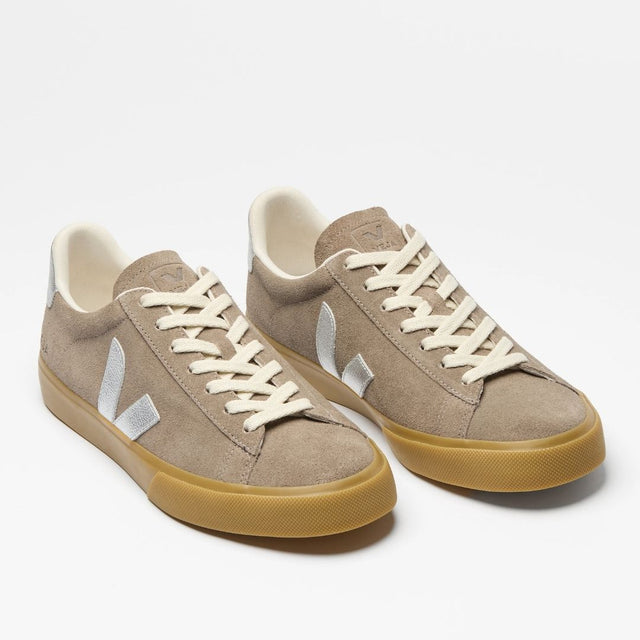 Veja Campo Suede Moonrock Silver Natural