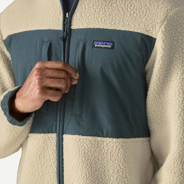 Patagonia Men's Retro Pile Patch Jacket Pelican