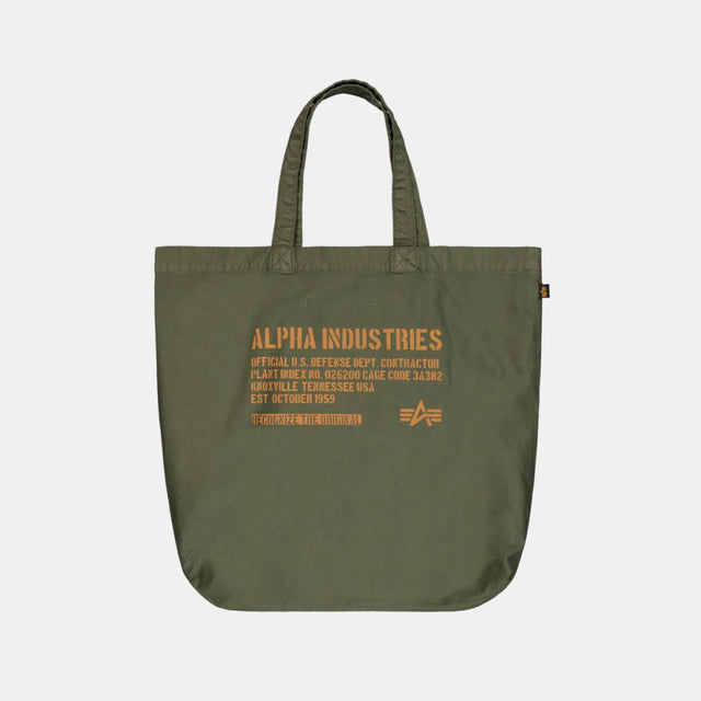 Alpha Industries Shopper Bag Dark Olive