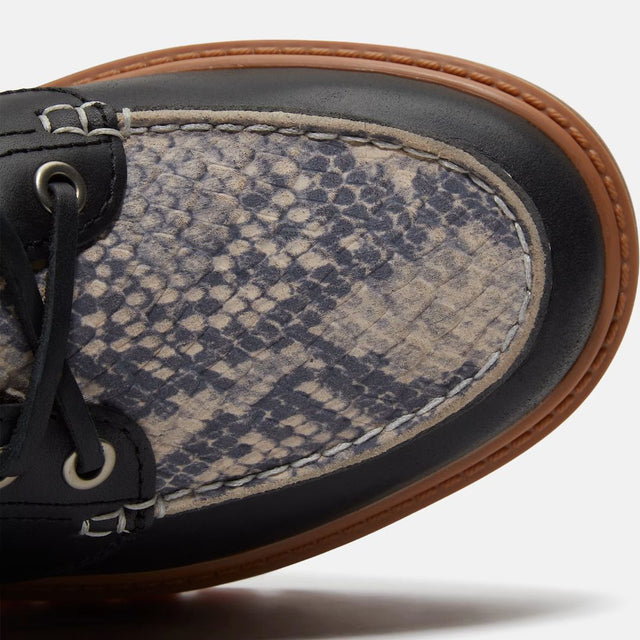 Timberland Stone Steet Boat Shoe Snake Print Suede