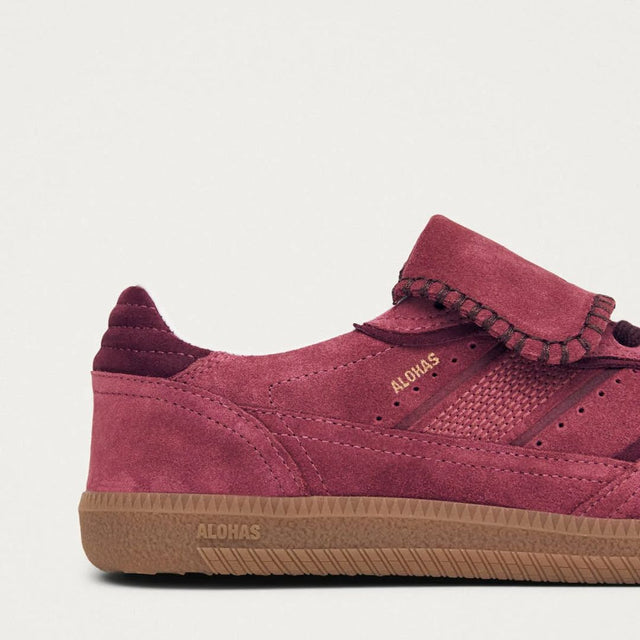 Alohas 490 Club Suede Raspberry Leather Sneakers