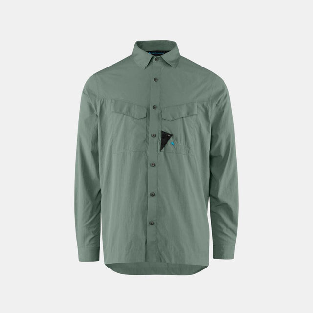 Klattermusen Syn Ls Shirt Men's Green Lake