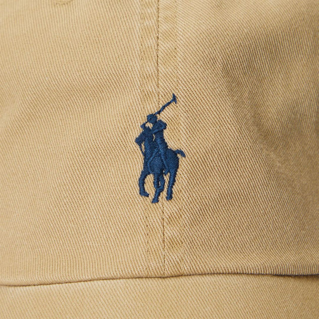 Ralph Lauren Cotton Chino Baseball Cap Nubuck & Relay Blue