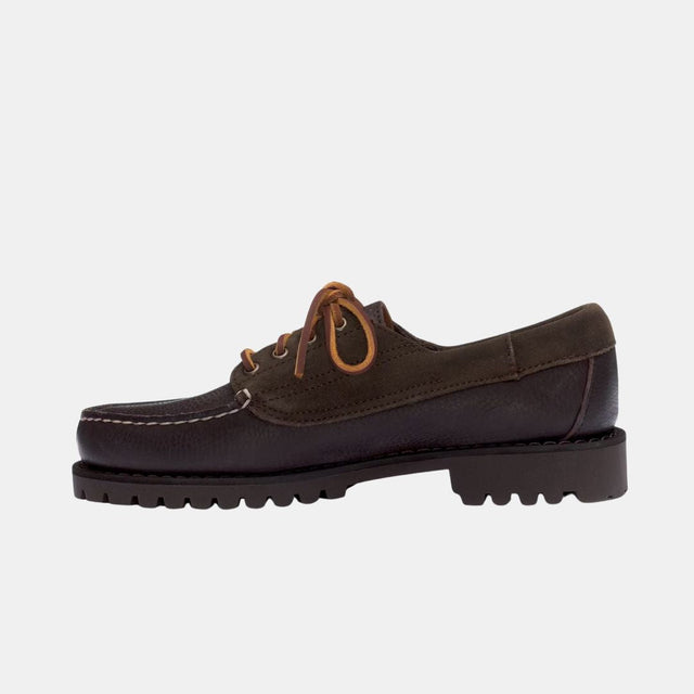 Sebago Askook Lug Suede Tumb Men's Dark Brown & Brown Brunette