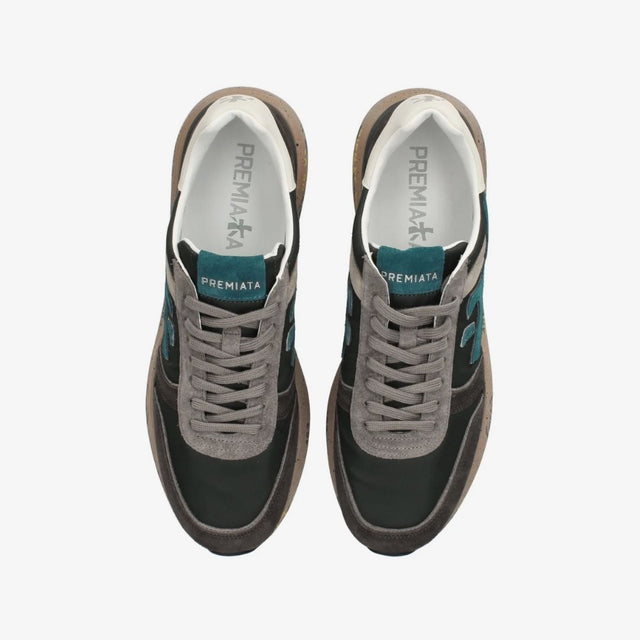 Premiata Mick 7864 Dark Green Dark Brown