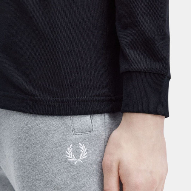 Fred Perry LS Polo M6006 Navy & White