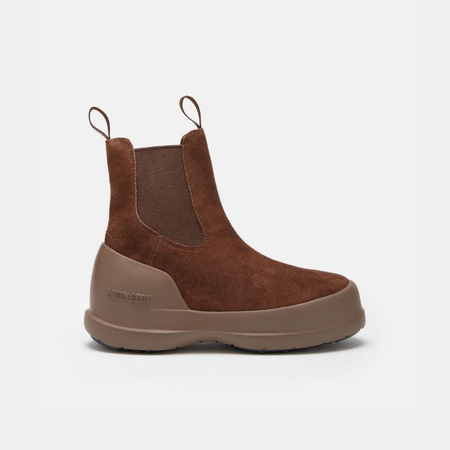 Moon Boot Luna Chelsea Suede Brown