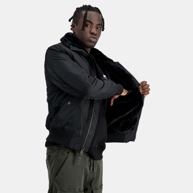Alpha Industries B-15 III TT Two Tone Bomber Jacket Black