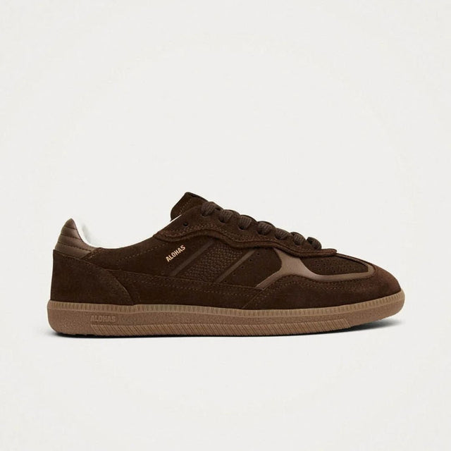 Alohas 490 Rife Chocolate Brown Leather Sneakers