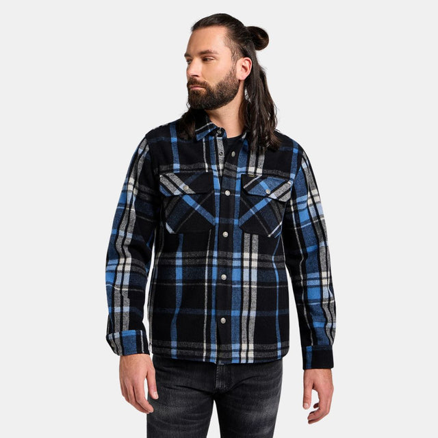 Lee 101 Wool Overshirt Black