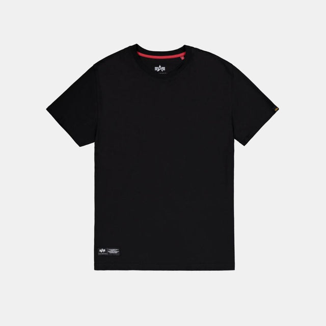 Alpha Industries Label Back Print T-Shirt Black-Black
