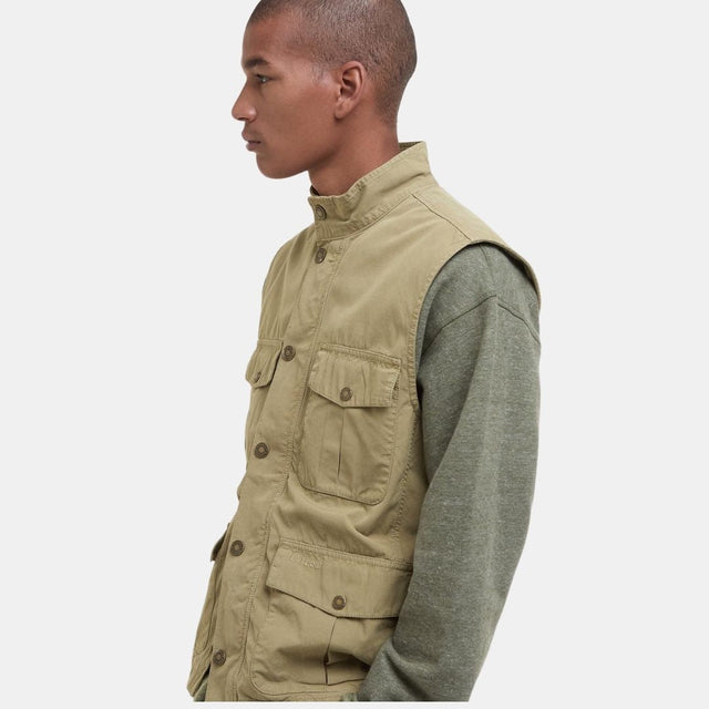 Barbour Casual Corbridge Gilet Bleached Olive