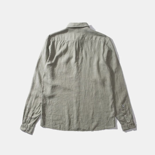 Edmmond Studios Linen Shirt Plain Taupe