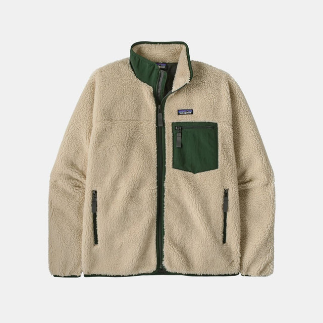 Patagonia Men's Classic Retro-X Jacket Dark Natural w/Treeline Green