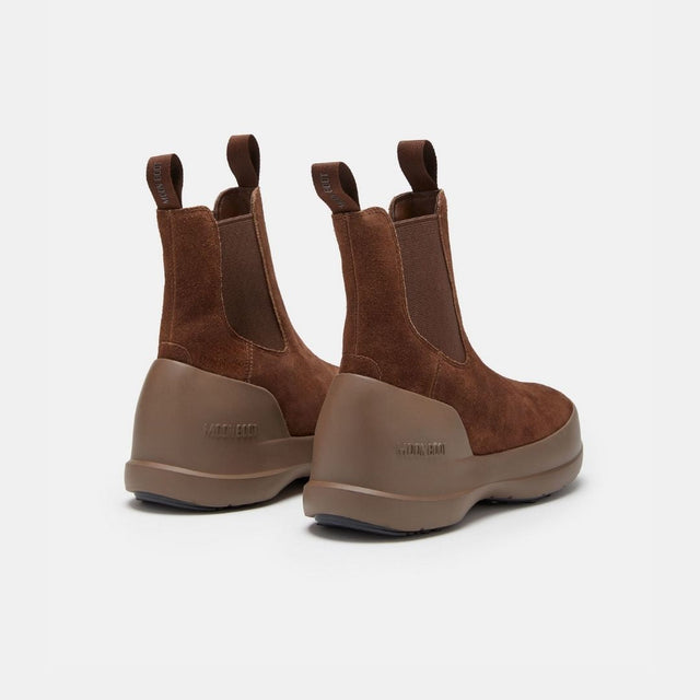 Moon Boot Luna Chelsea Suede Brown