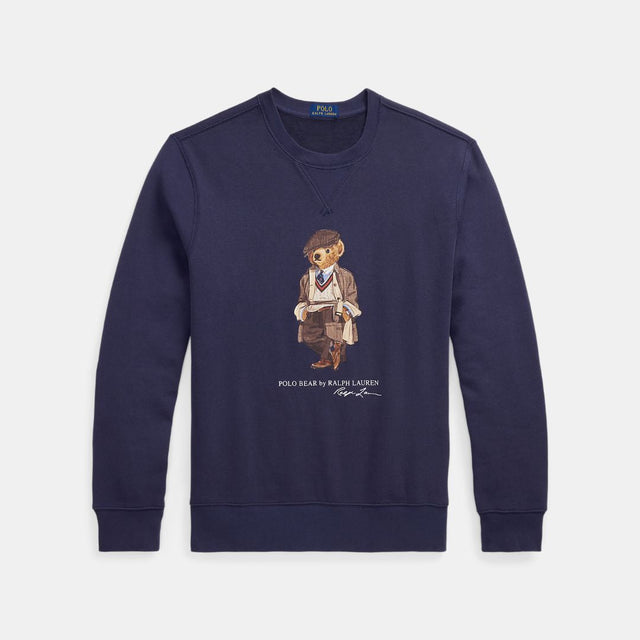 Ralph Lauren Polo Bear Fleece Pullover Faded Blue
