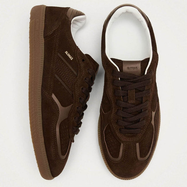 Alohas 490 Rife Chocolate Brown Leather Sneakers