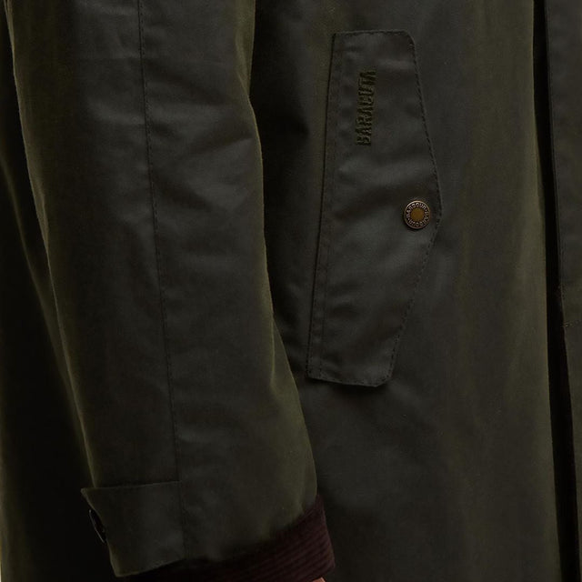 Barbour x Baracuta Wax Trench Coat Wax Olive