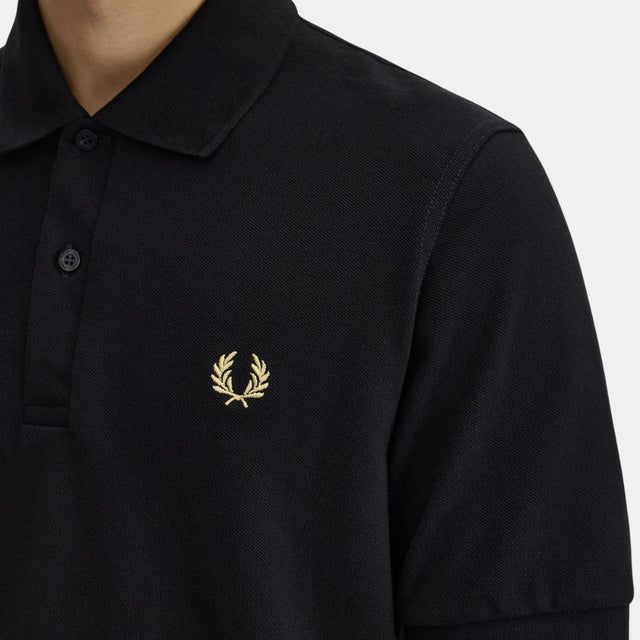 Fred Perry Polo M3 Black & Champagne