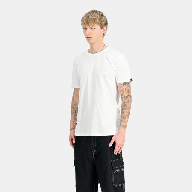 Alpha Industries Label Back Print T-Shirt White