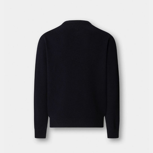 Hackett London Harry Knit Crew Midnight Blue