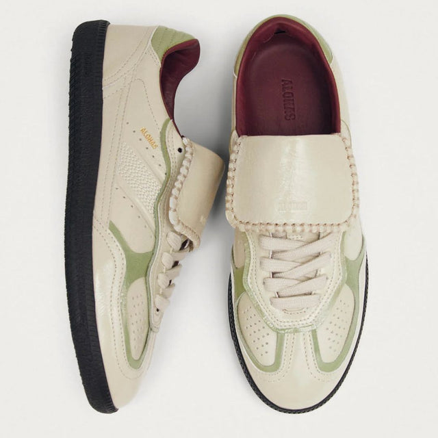 Alohas 490 Club Patent Cream Leather Sneakers