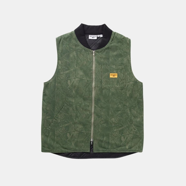 Service Works Xerox Camo Padded Work Vest Olive