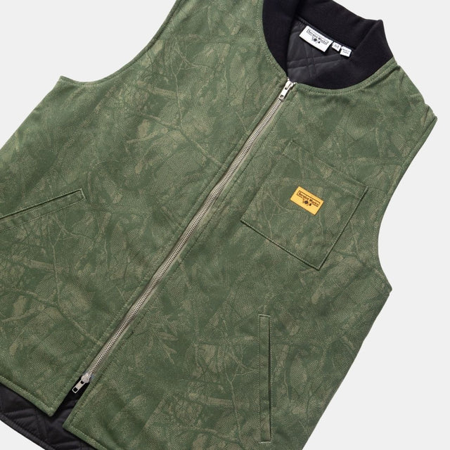 Service Works Xerox Camo Padded Work Vest Olive