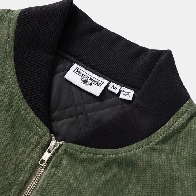 Service Works Xerox Camo Padded Work Vest Olive
