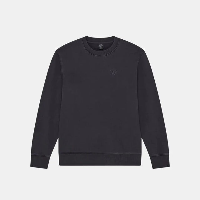 Deus Ex Machina Shield Garment Dyed Crew Black