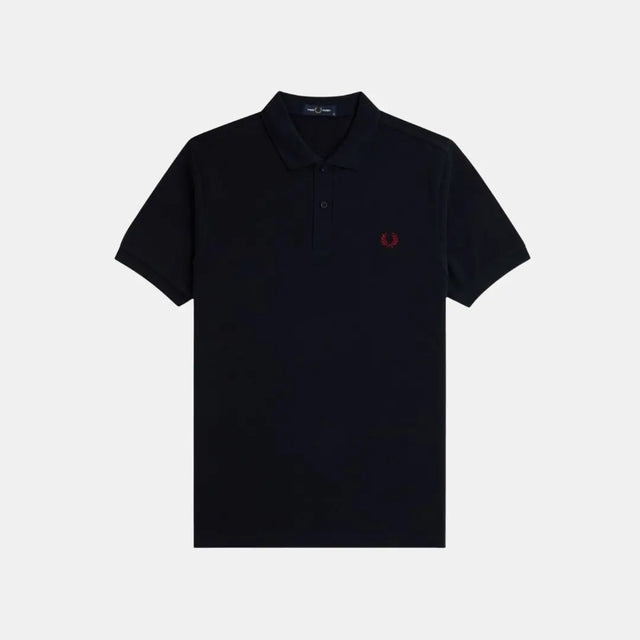Fred Perry M6000 Polo Navy-Toasted Red
