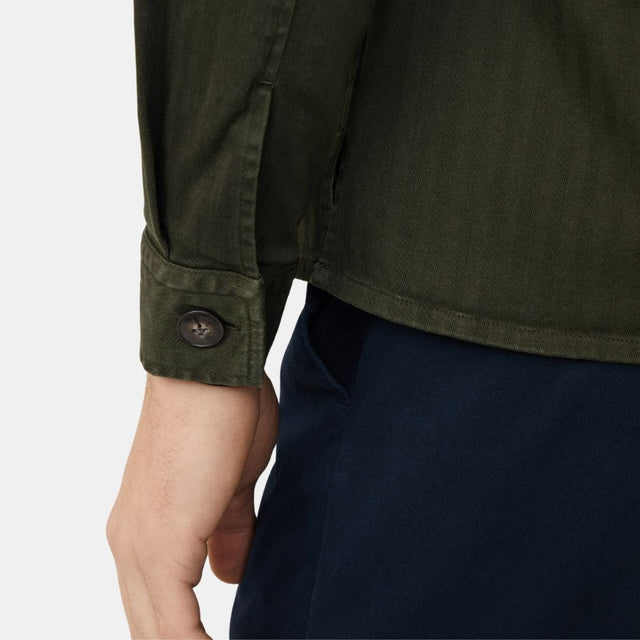 Hackett London Gmd 4 Pkt Overshirt Hunter Green