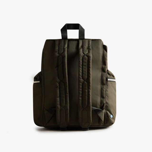 Hunter Nylon Large Topclip Backpack Dark Olive