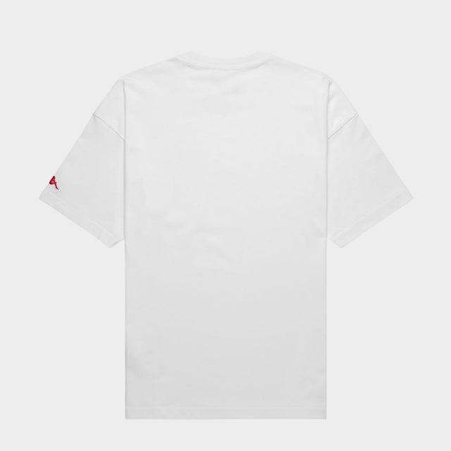 Kappa Authentic Sauren White-Red MD Coral