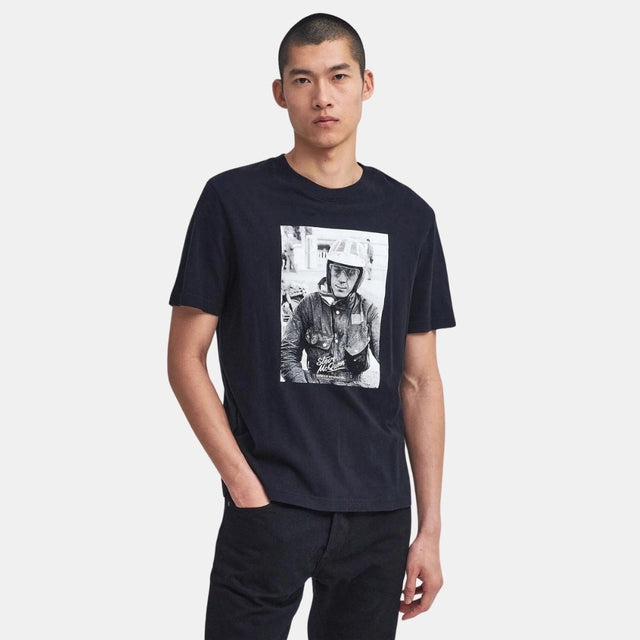 Barbour International Keystone Graphic T-Shirt Black