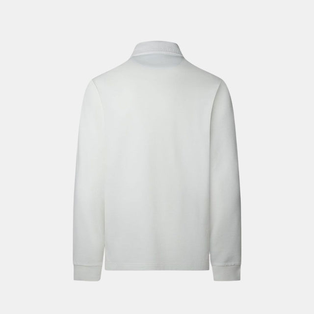 Hackett London Woven Plkt Trim Rugby Off White