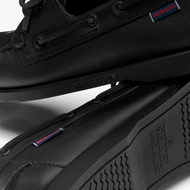 Sebago Docksides Portland Total Black