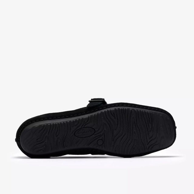Clarks Freckle T Bar Women's Black Suede