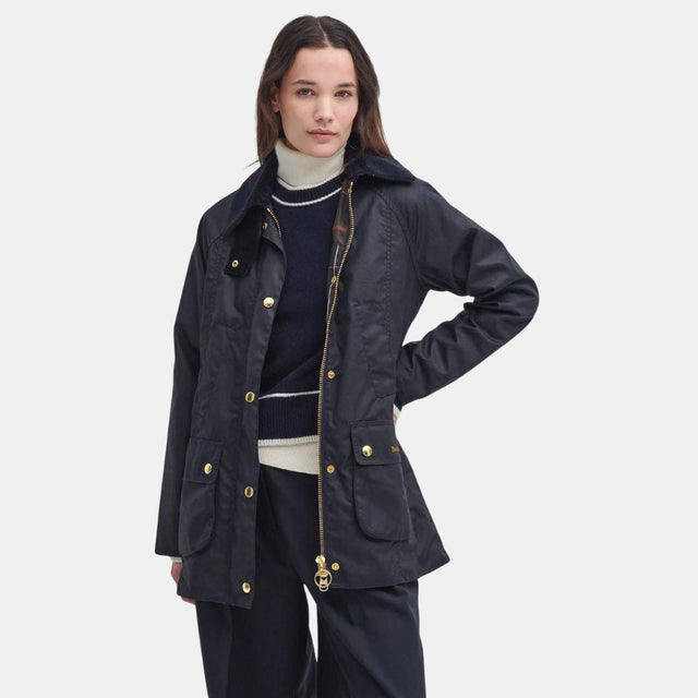 Barbour Modern Beadnell Wax Navy