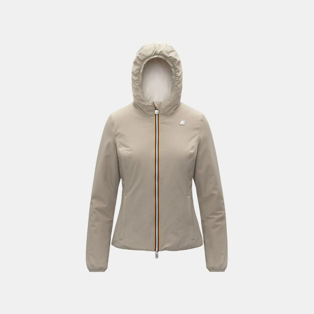 K-Way Lily St Warm Reversible Beige Cashmere & White Gardenia