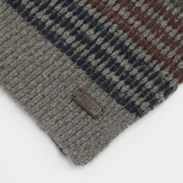 Barbour Branton Beanie and Scarf Gift Set Midnight Oak
