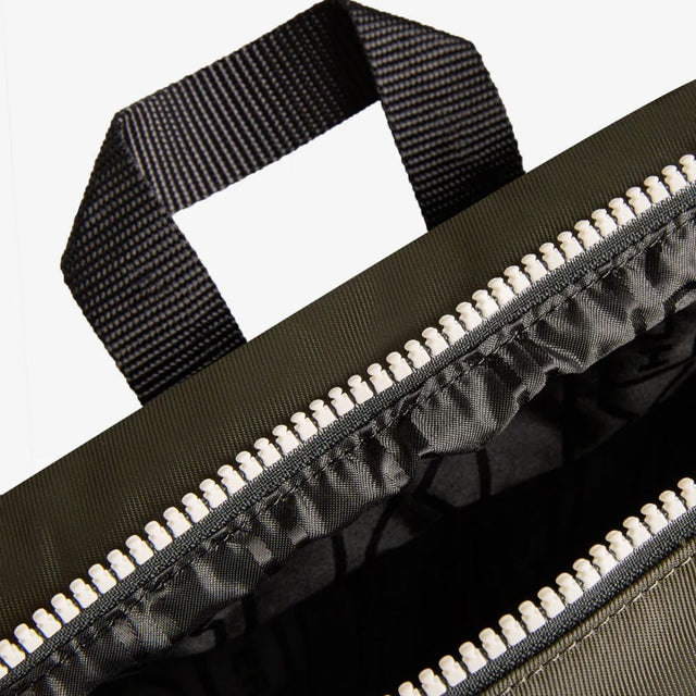 Hunter Nylon Large Topclip Backpack Dark Olive