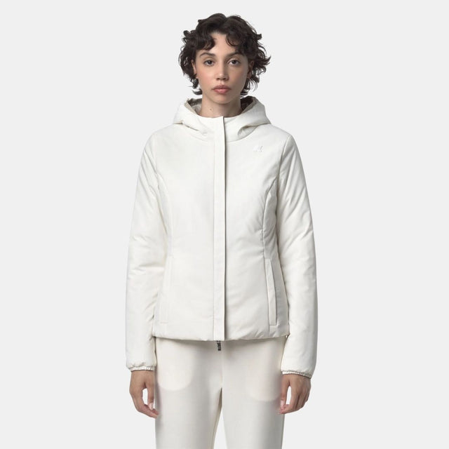 K-Way Lily St Warm Reversible Beige Cashmere & White Gardenia