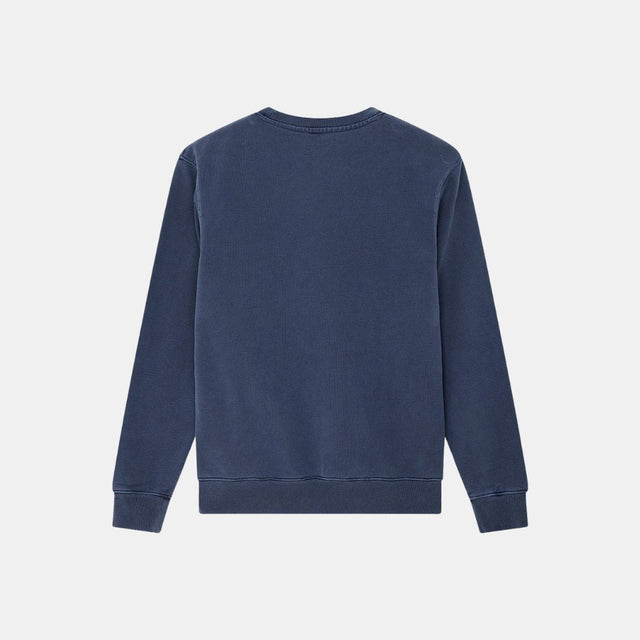 Deus Ex Machina Shield Garment Dyed Crew Mechanic Blue