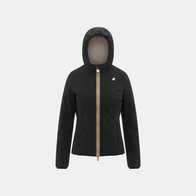 K-Way Lily St Warm Reversible Black Pure & Beige Cashmere